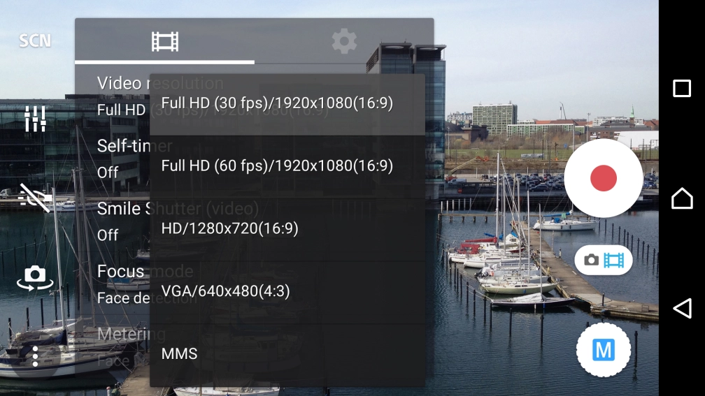 Press the required resolution. Press the required resolution.