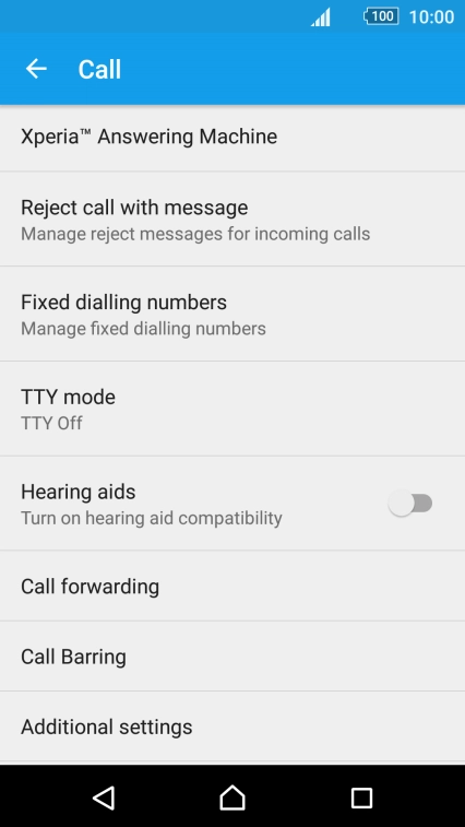 Press Fixed dialling numbers. Press Fixed dialling numbers.