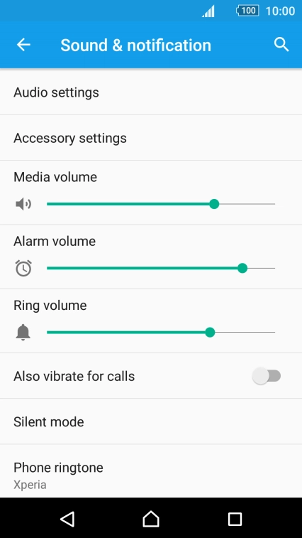 Press Phone ringtone. Press Phone ringtone.