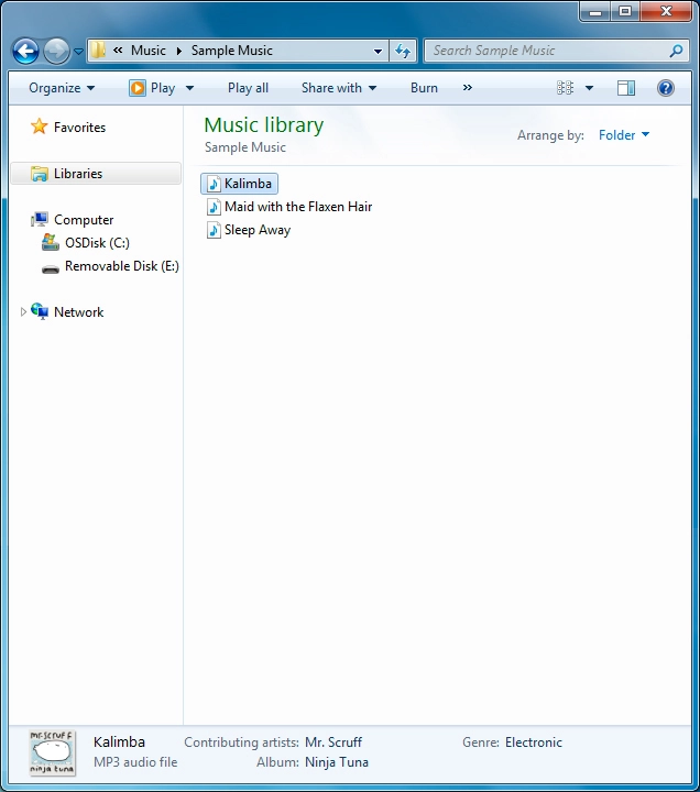Highlight the required file and move or copy it to the required location. Highlight the required file and move or copy it to the required location.