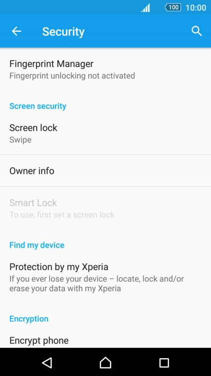 Press Screen lock. Press Screen lock.