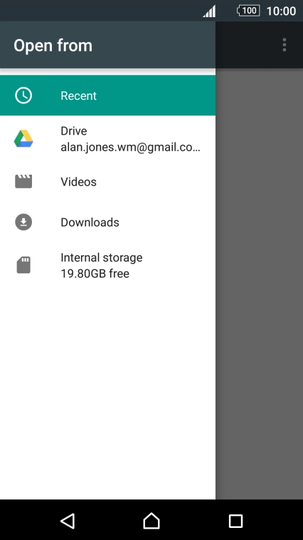 Press Videos and go to the required folder. Press Videos and go to the required folder.