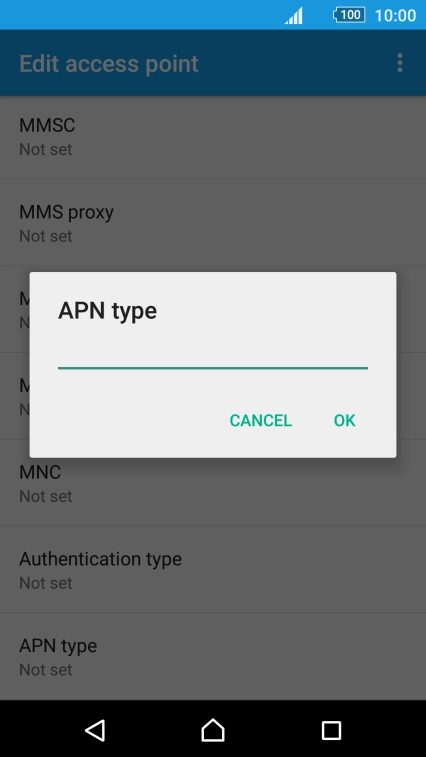 Key in mms and press OK. Key in mms and press OK.