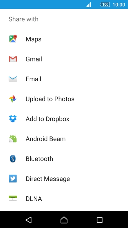 Press Bluetooth. Press Bluetooth.
