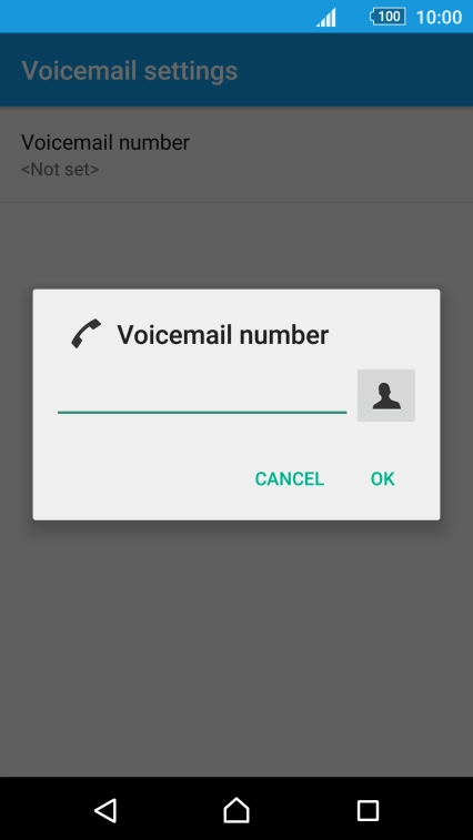Key in (prefix) 5 (your phone number) and press OK. Key in (prefix) 5 (your phone number) and press OK.