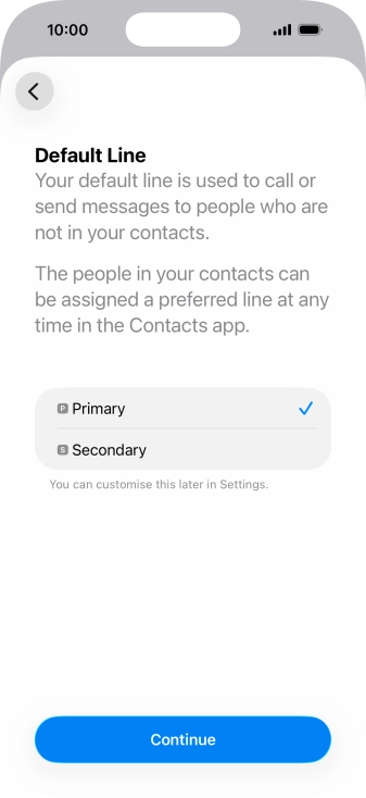 Press Continue. Press Continue.