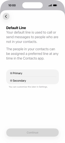 Press the required price plan. Press the required price plan.