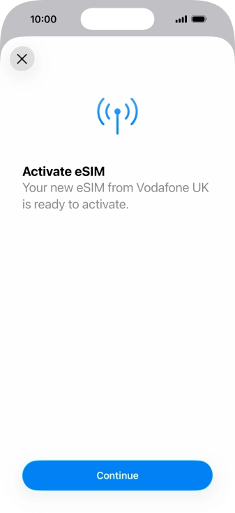 Press Continue. Press Continue.