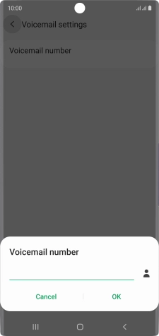 Key in +61414121121 and press OK. Key in +61414121121 and press OK.