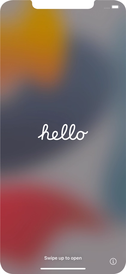 Slide your finger upwards starting from the bottom of the screen. Slide your finger upwards starting from the bottom of the screen.