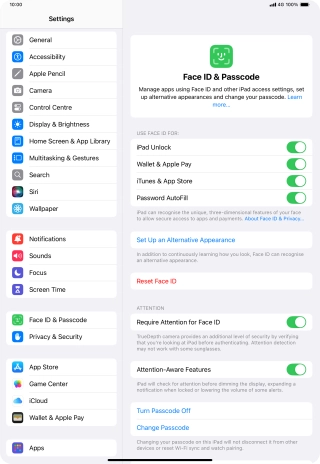Press the indicators next to the required settings to turn them on or off. Press the indicators next to the required settings to turn them on or off.