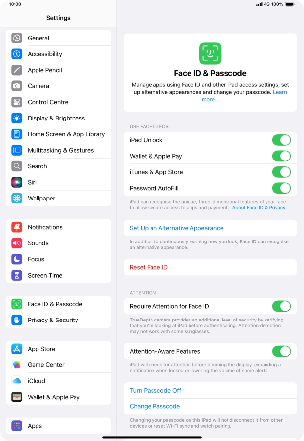 Press the indicators next to the required settings to turn them on or off. Press the indicators next to the required settings to turn them on or off.
