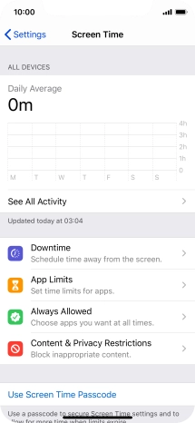 Press See All Activity. Press See All Activity.