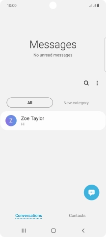 Press the menu icon. Press the menu icon.