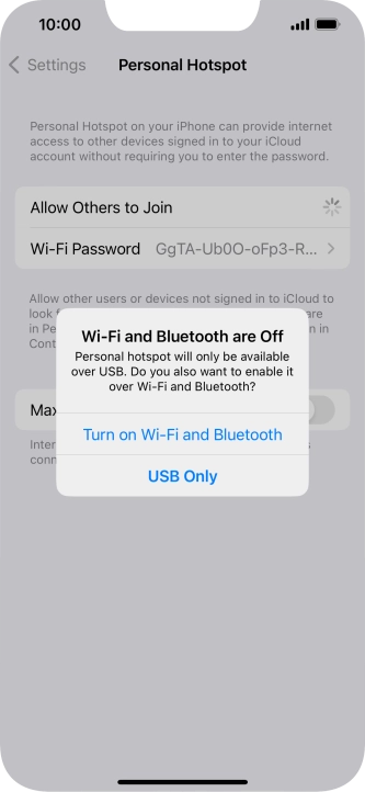 If Wi-Fi is turned off, press Turn on Wi-Fi and Bluetooth. If Wi-Fi is turned off, press Turn on Wi-Fi and Bluetooth.