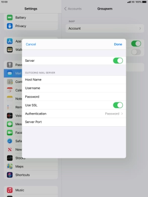 Press the indicator next to Press the indicator next to