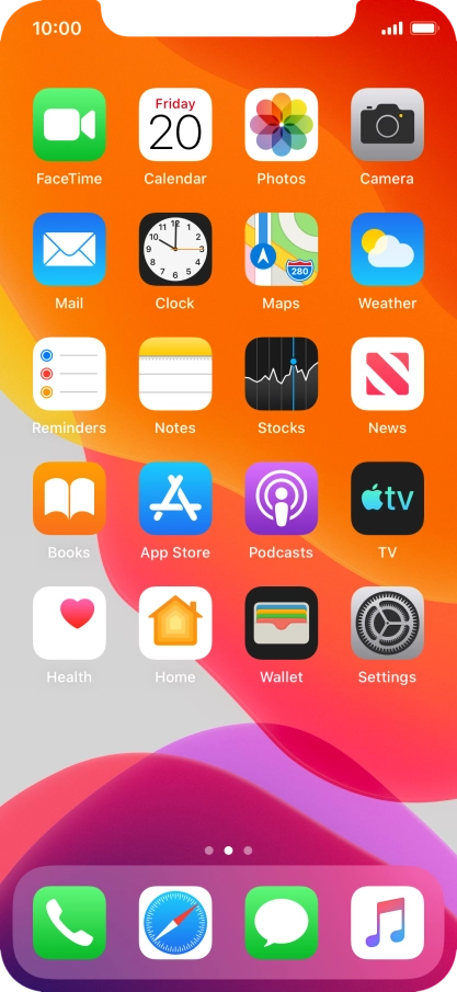 Press the phone icon. Press the phone icon.