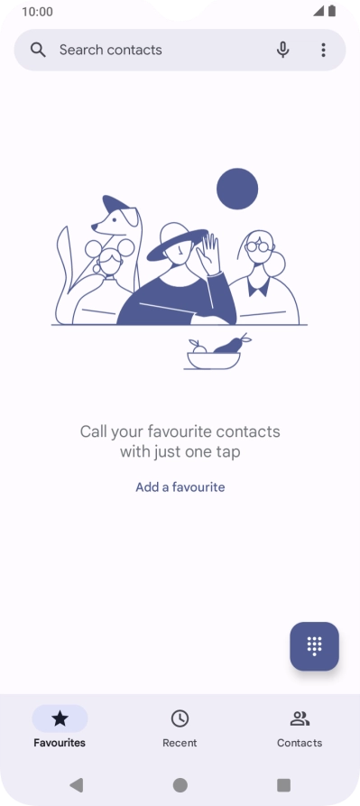 Press the menu icon. Press the menu icon.