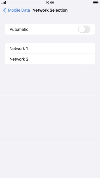 If you turn off the function, press the required network. If you turn off the function, press the required network.