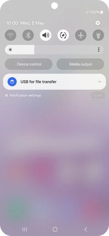 Press the drop down list. Press the drop down list.