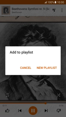 Press NEW PLAYLIST. Press NEW PLAYLIST.