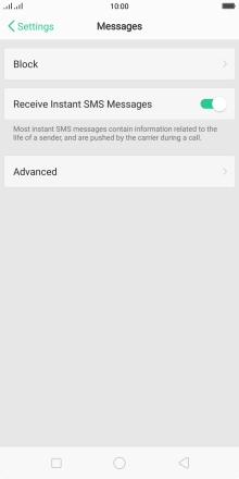 Press Advanced. Press Advanced.