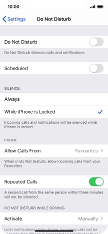 Press the indicator next to Press the indicator next to