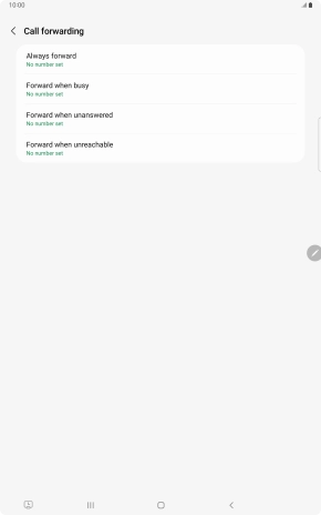 Press the Home key to return to the home screen. Press the Home key to return to the home screen.
