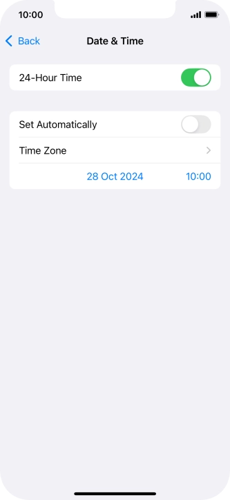 Press the indicator next to Press the indicator next to