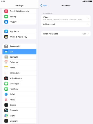 Press Add Account. Press Add Account.