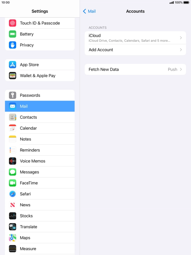 Press Add Account. Press Add Account.