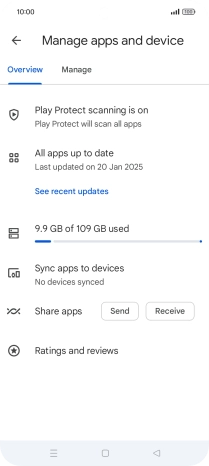 Press Manage. Press Manage.