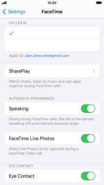 Press the required setting below Press the required setting below