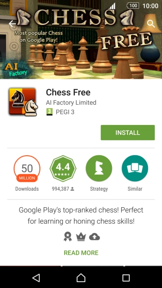 Press INSTALL. Press INSTALL.