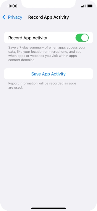 Press Save App Activity. Press Save App Activity.