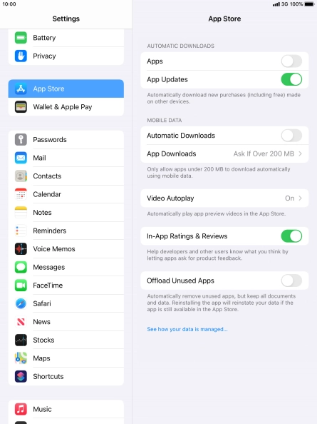 Press the indicator next to Press the indicator next to