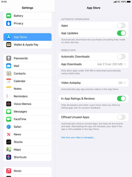 Press the indicator next to Press the indicator next to