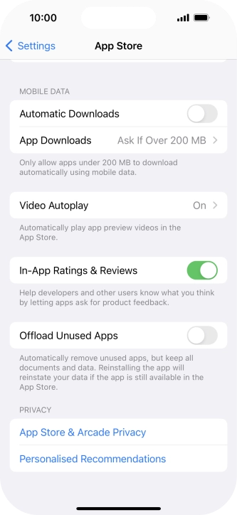 Press the indicator next to Press the indicator next to