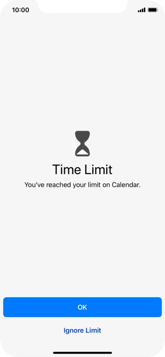 Press Ignore Limit. Press Ignore Limit.