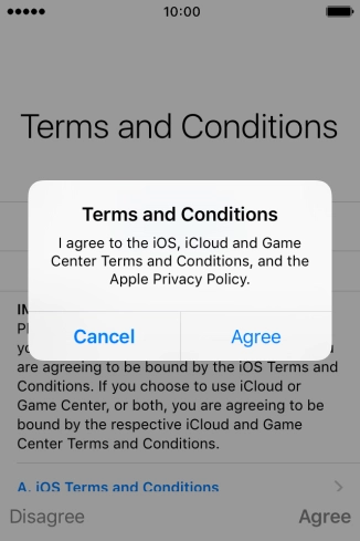 Press Agree. Press Agree.