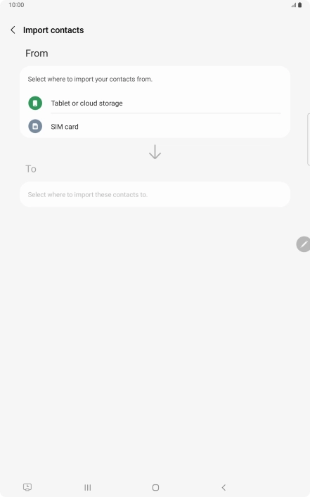 Press the name of the SIM. Press the name of the SIM.