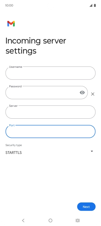 Press the drop down list below Press the drop down list below