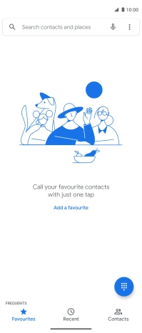 Press the menu icon. Press the menu icon.