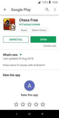 Press UNINSTALL. Press UNINSTALL.