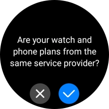 Press the confirm icon. Press the confirm icon.