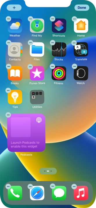 Press Done. Press Done.