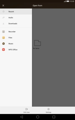 Press Music and go to the required folder. Press Music and go to the required folder.