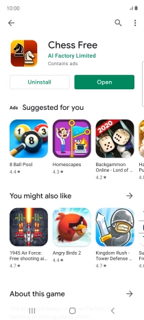 Press the Home key to return to the home screen. Press the Home key to return to the home screen.
