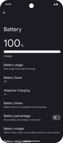 Press Battery Saver. Press Battery Saver.