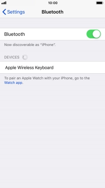 Press the required Bluetooth device and follow the instructions on the screen to pair the device with your phone. Press the required Bluetooth device and follow the instructions on the screen to pair the device with your phone.